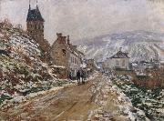 Claude Monet The Road in Vetheuil in Winter Spain oil painting artist